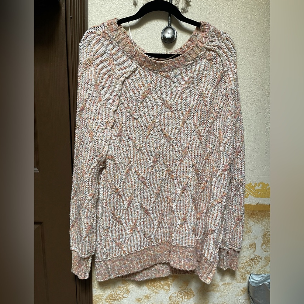 Free People oversized off shoulder sweater like new size XS